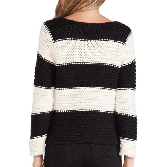 Sanctuary Revolve Striped Knit Wool Blend Sweater - Picture 3 of 8